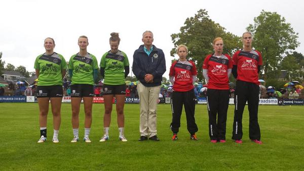 AisevanBeets's tweet image. De finale yn #Weidum is los tusken it partoer Lisette Wagenaar en it partoer Iris van der Veen #OmropFryslân #DamesPC