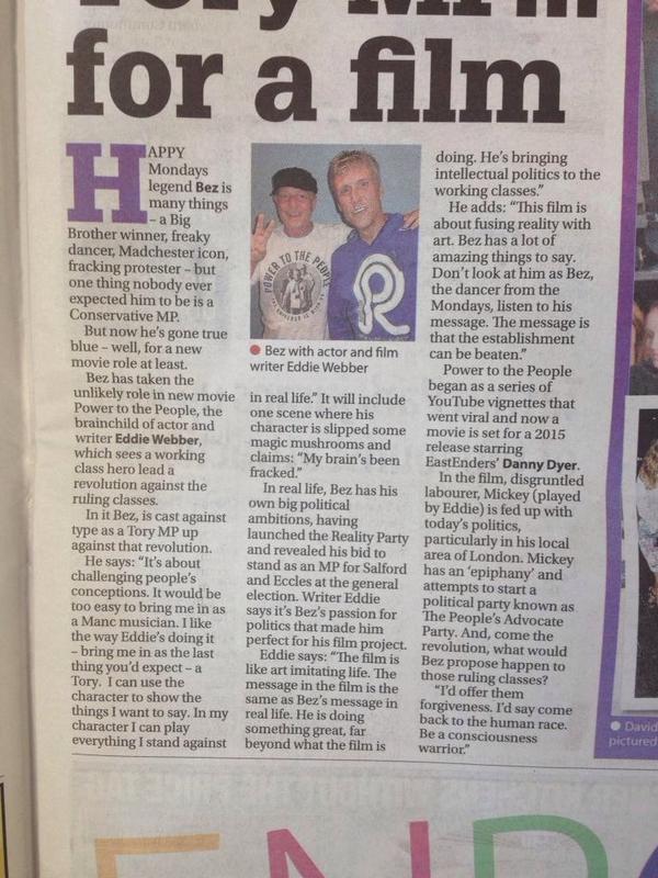 LipUp_Media's tweet image. #P2TP  Movie interview with @agoodeyedeer @Reality_Party by @simonkeegan for @MENnewsdesk @JB_Barrington @Rowetta