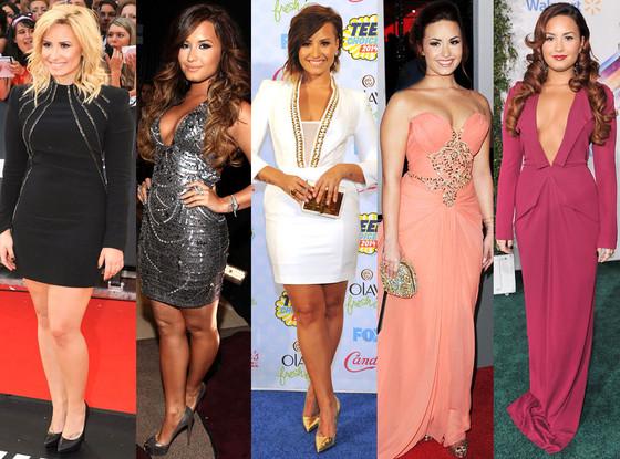 enews's tweet image. To celebrate Demi Lovato's 22nd birthday, take a look at  @ddlovato's best fashion looks: eonli.ne/1tpLSx0