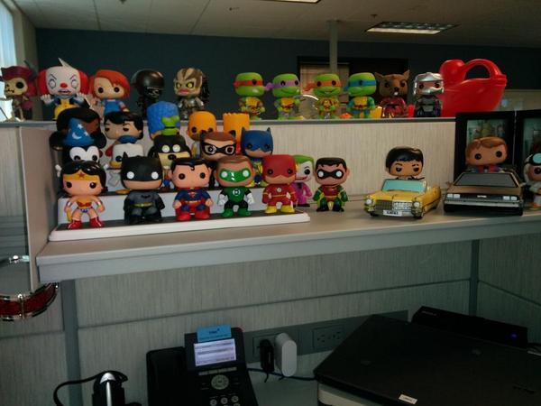 BillyBuns's tweet photo. @OriginalFunko at work #PopDesk http://t.co/2ADviChLKA