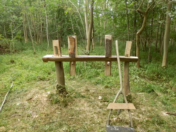 Building of a pole lathe rooted into the ground! coppicecrafts.blogspot.co.uk/2014/08/rooted…