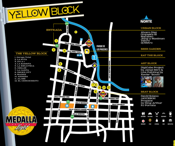medallaofficial's tweet photo. Descarga el mapa oficial de #MLYellowBlock y date el gusto de música, arte, Medalla y comida.
http://t.co/9O6LNLZThz http://t.co/gEE9FZDtU7