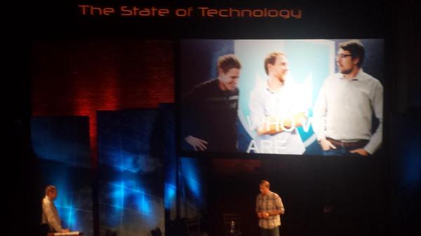 myriadmobile's tweet photo. Our CEO @jakefromfargo had a great time talking about #ibeacons at #stateoftech14 today. Big things ahead! http://t.co/rIJkVF6zDu