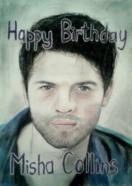 Happy Birthday, Misha Collins! 
I love you... You a my OVERLORD! 
