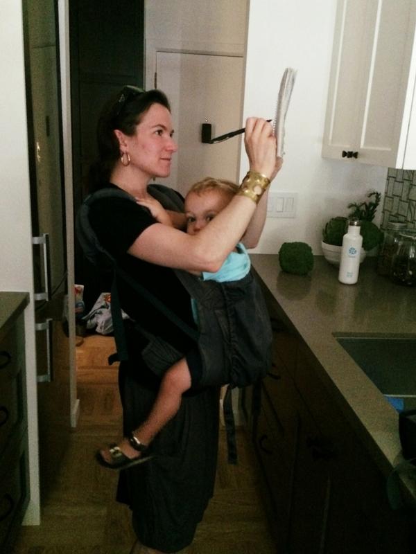 Talk about multi tasking Jaime from <a href="/Gray_Magazine/">GRAY magazine</a> doing an interview while being a mama.  Designed by @coreyklassen