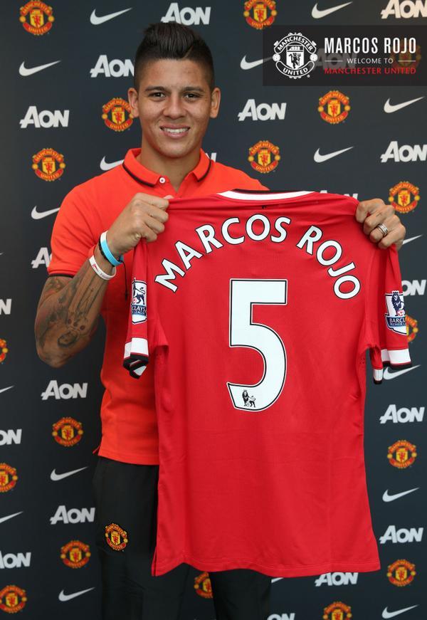 Rojo now confirmed as number 5 at MUFC.