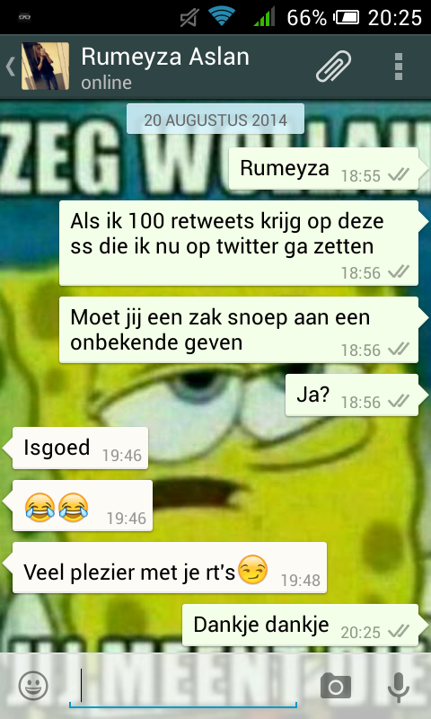 RETWEET DEZE TWEET ALSJEBLIEFT!!