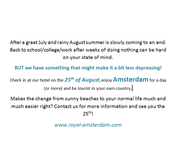 Best after summer cure available, limited time only #summer #special #amsterdam #luxury