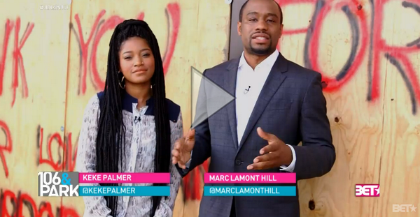 .<a href="/KekePalmer/">Keke Palmer</a> will join the @BETNews &amp; @106andPark teams FRI to talk #michaelbrown  &amp; #Ferguson bet.us/1tmn4Hm
