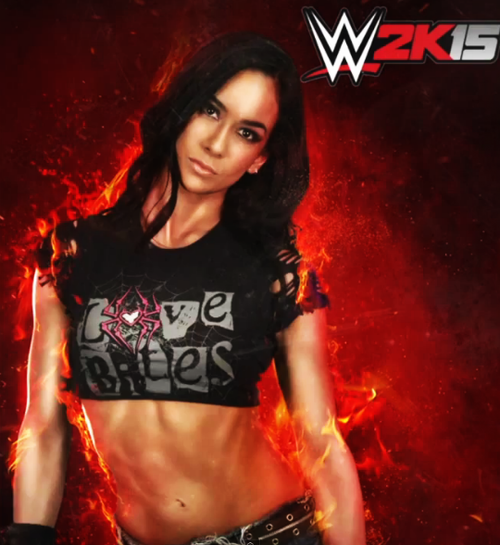slaylicious's tweet image. #ReTweet if you will play as AJ Lee on #WWE2K15