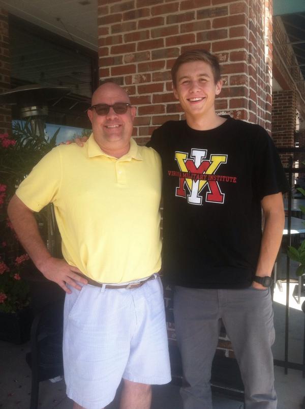 johnfsutton's tweet image. Great to have lunch with ZF before he leaves for VMI