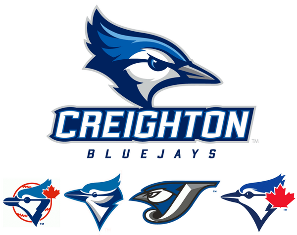Chris Creamer Creighton S Current Bluejays Logo Compared To History Of Toronto S Side Profile Jay Marks Http T Co Bxoubwl8js Http T Co X5sqbivmxf
