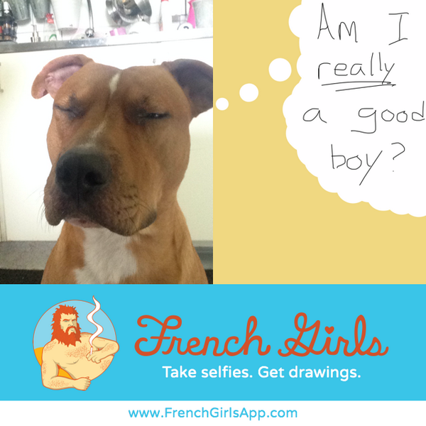 FrenchGirlsApp's tweet photo. What is good? Is good a subjective value? Intrinsic? I have to go ponder this world a while.
#philosopherdog http://t.co/ydgQmY54cU