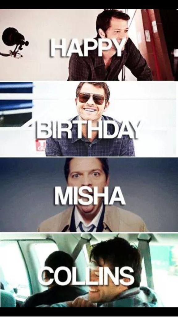 Happy birthday Misha Collins  