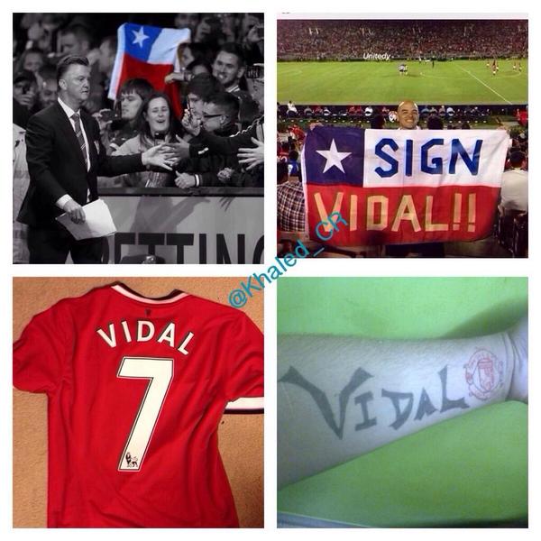 Sir7Khaled's tweet photo. Fu*k off #Glazers & Ed Woodward @ManUtd .. Respect the fans!!!!
#BuyVidal
#SignVidal http://t.co/mYigy496ZU