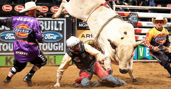 PBR's tweet photo. CHECK OUT the top rides and wrecks from #PBRTULSA. PHOTO GALLERY: http://t.co/98Ye2YX6hP. http://t.co/YMSFmzYZuF