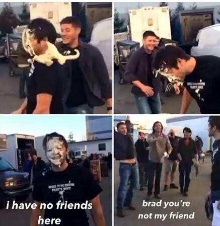 Ill be your friend bc today is your Birthday. HAPPY DAY OF BIRTH MISHA COLLINS!!!! 