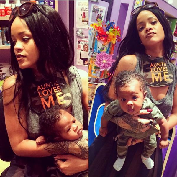 Rihannadaily Com A Twitter So Cute Auntielovesme Http T Co Okqsn4zwwn