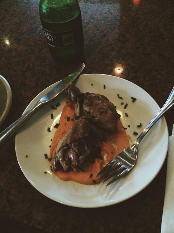 Butter chicken wings and duck confit. @rapscallionRest
