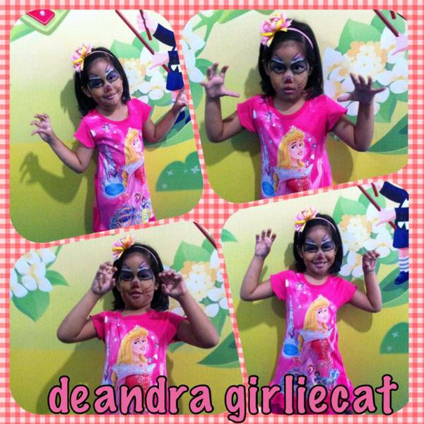 #deandra#girliecat#facepainting#TV#2013