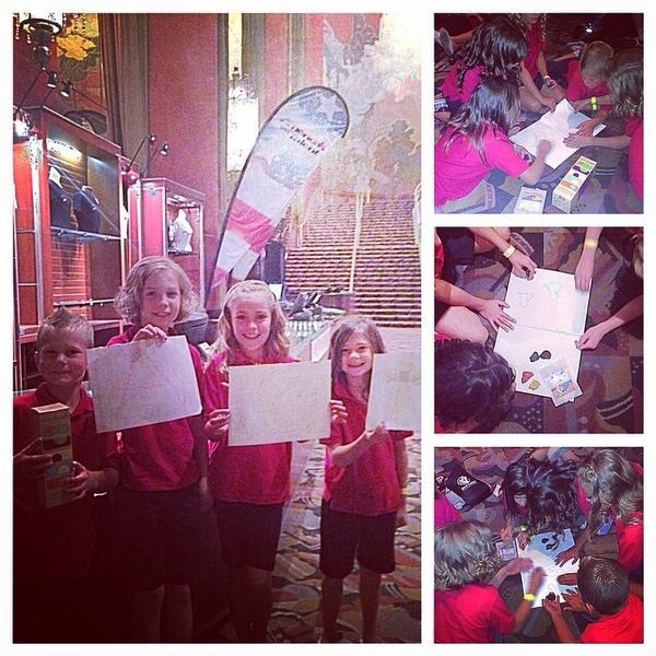 ecokidsusa's tweet photo. Good luck tonight, @1VoiceChildrens! Love the pics of your #ecoart break with #ecocrayons! @nbcagt #nbcagt http://t.co/VYR3dJKY7u