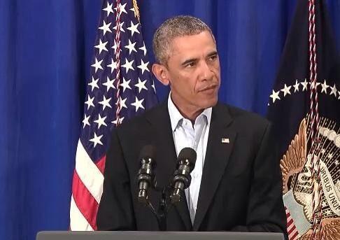 MKreports's tweet photo. Obama spoke today Very strong against the ISIS.. Hope it doesn't finish here.. Photo: (he got many white hair lately) http://t.co/aOrUnNlUbm