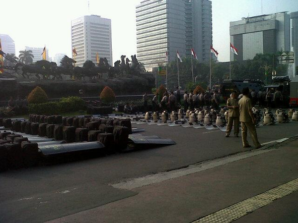 Situation Constitutional Court, tens of thousands of police trying to safeguard verdict in Prabowo's election appeal