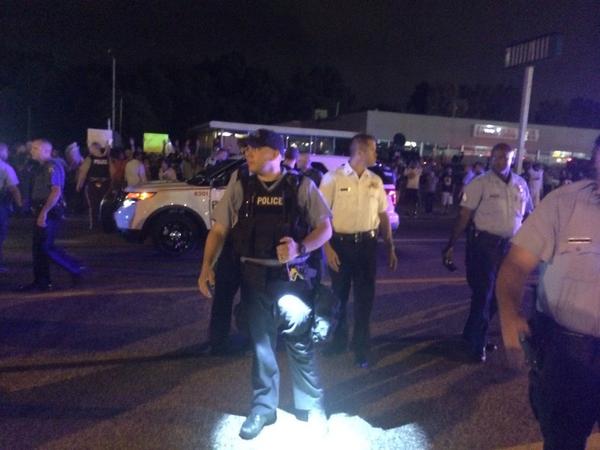 Pro Darren Wilson protester attacked in Ferguson