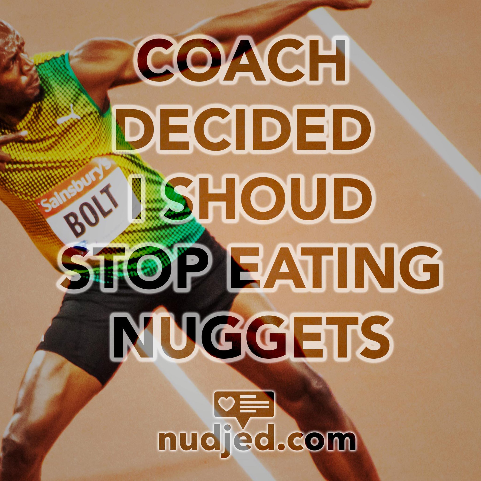 Happy Birthday Usain Bolt, who ate 1000 nuggets at Beijing. Check our healthier alternative!  