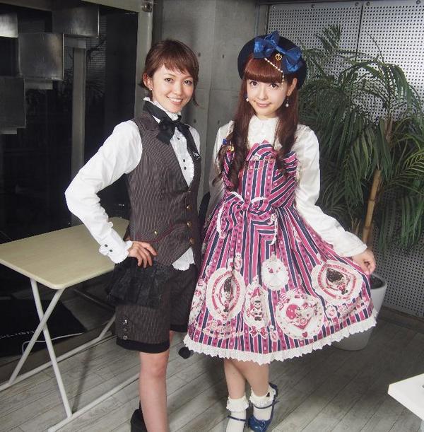 美季 みっちぇる おみき Twitterissa 昨日のニコ生 日本ロリータ協会会長の 青木美沙子さんが ゲスト出演してくださいました かーわいい やーばい 小林は王子系ファッションに挑戦 Putumayoさんの秋物です Http T Co Ttid07xwfh