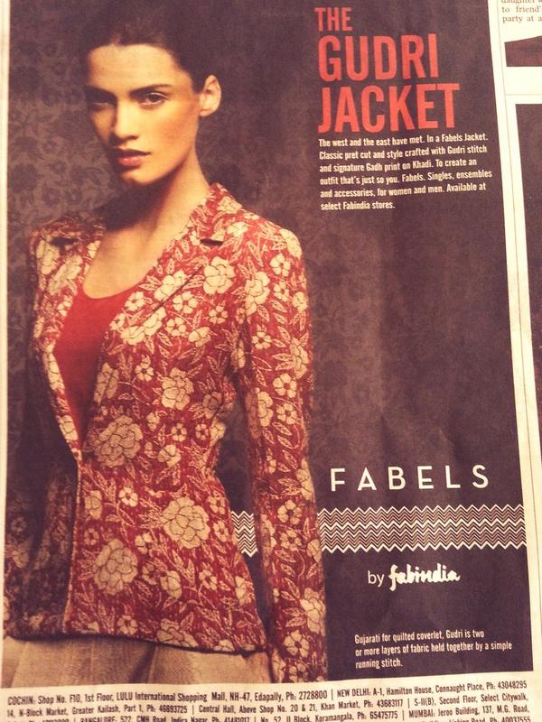 TheKumpa's tweet image. The Gudri Jacket by @FabindiaNews 
#chic #cooljacket
