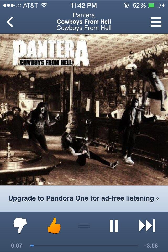 Of course Im listening to Pantera. Happy Birthday Dimebag Darrell!  