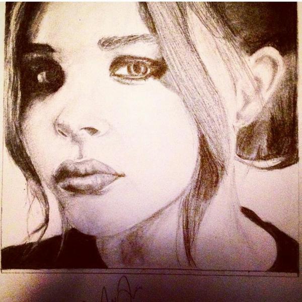 AngeloFoxangelo's tweet image. My son's work of Chloe Moretz