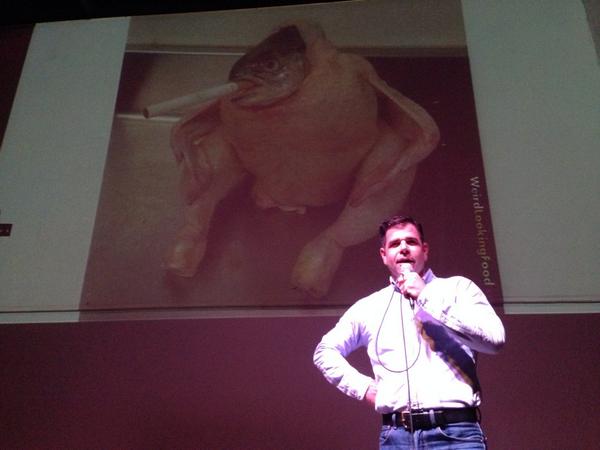 TheDuchessSF's tweet photo. "I don't want to go to a dirt rave. don't want to have a chicken fish smoke" @SpeechlessShow #fishchick #BurningMan http://t.co/zJVTCC68N9