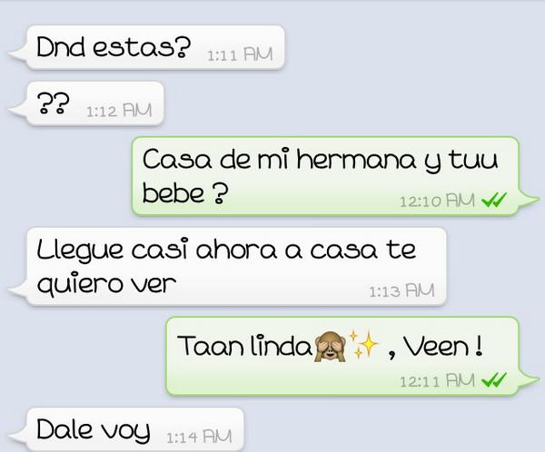 CristalN_7's tweet photo. Mensaje inesperado😍😰 http://t.co/aNuH6CBxiu