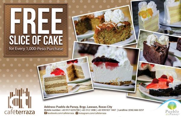 CafeTerrazaPdP's tweet photo. The sweetest things are free! #cafeterraza #PueblodePanay #RoxasCity #Capiz #sweets #dessert #Food #foodie http://t.co/cxuptabril