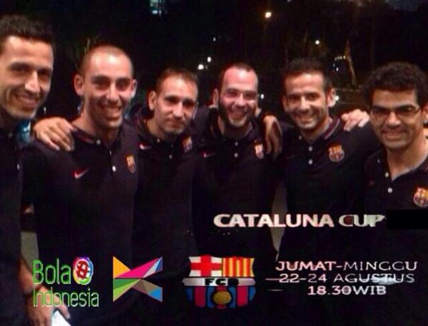 BolaIndonesia12's tweet photo. The @FCBfutbolsala team will playing against PLN Electro, Felda &amp; Thaiport in Cataluna Cup @KompasTV @BolaIndonesia12 http://t.co/XvFuCoS7zV