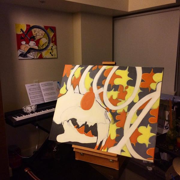 BrentCheney's tweet photo. Progress. #brentcheneyart #buckylasek #globalrallycross #grc #puma #paint http://t.co/crsUwRn5Ma