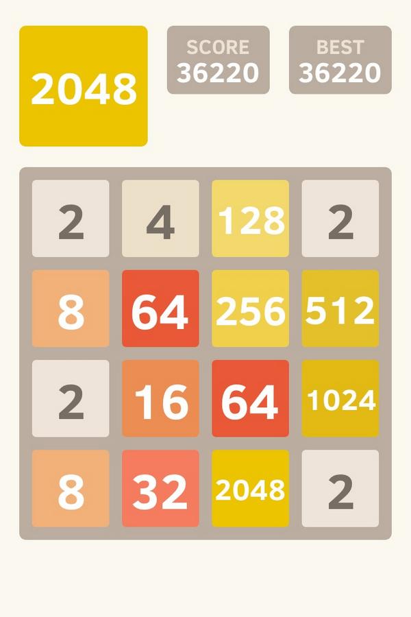 _jkman's tweet photo. I scored 36220 points at 2048, a game where you join numbers to score high! @2048_game https://t.co/V4lx14xs6x http://t.co/R9egtl3Axm