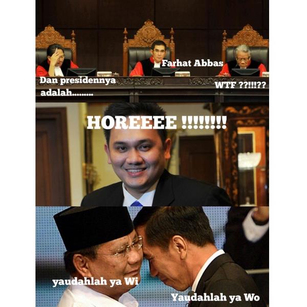 HOREEEEEEE <a href="/farhatabbaslaw/">PresidenOposisiRI</a> !!!!