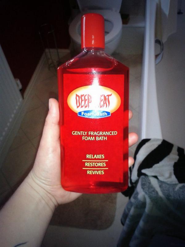 MissAshlee184's tweet image. If anybody needs me, I'll be drowning myself in this!  #AchingBones #TooOldForThis