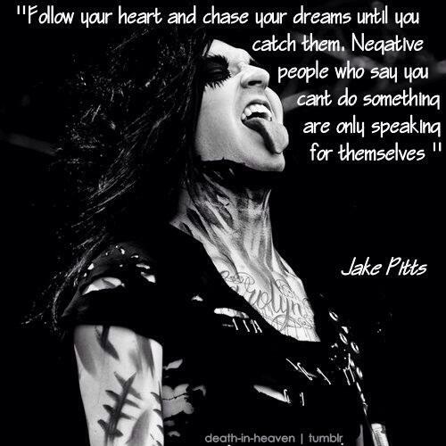 Want to say Happy Birthday to Jake Pitts! One of the best guitarists! I love you!    
