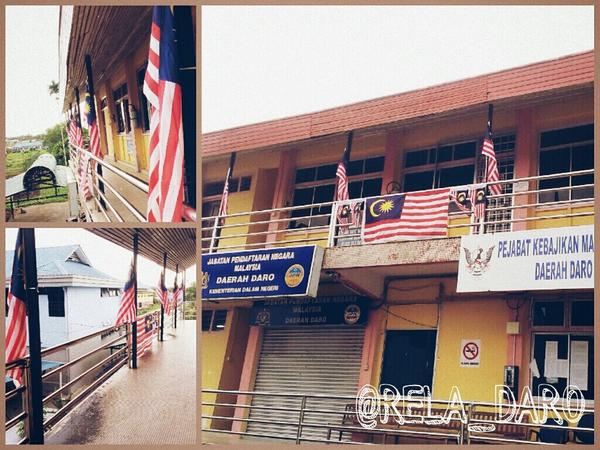 15/8/2014-Program Semarak Kibar Jalur Gemilang di Bangunan Kerajaan( Pejabat <a href="/RELA_DARO/">RELA_DARO</a> ) <a href="/RELA_Sarawak/">RELA Negeri Sarawak</a> <a href="/VUN_86/">VUNPC</a>