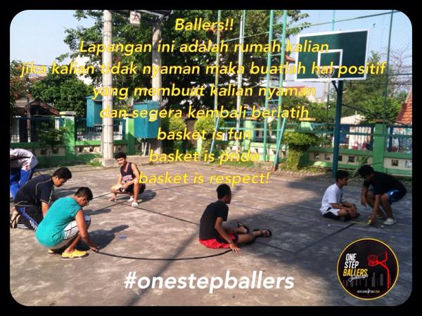 1STEPballers's tweet photo. Ballers itu mau berubah dan membawa perubahan , sampai jumpa di hari sabtu pagi , ballers! #RESPECT1st http://t.co/d72VlbcEGq