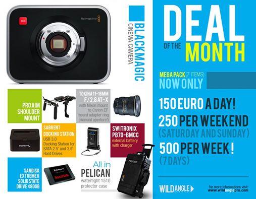 WildAnglePro's tweet image. Hurry up #filmmakers !! Deal @BlackMagic_Cine 2.5K EF version with all essential accessories almost up @WildAnglePro