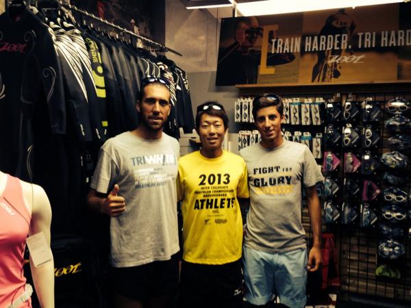 evasionrunning's tweet photo. Thanks for your visit @kenpon625 cc @aguayotri &amp; @diegorobles95! #triathlon #EVASIONRUNNING #VLC http://t.co/9HmKIimc8k