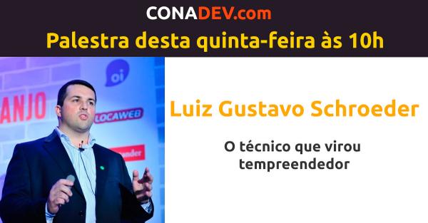conadev's tweet image. Hoje às 10h, Palestra de Luiz Gustavo nos mostra como uma mentalidade empreendedora ajuda em nossas carreiras.