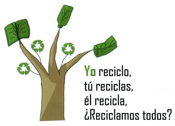 ecologiaverde's tweet image. ¿Reciclamos todos? Del verbo reciclar. #reciclaje