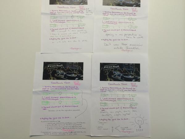 WeWorkUnbound's tweet photo. Part 2 of feedback from #WeWorkUnbound on 14 August 2014 http://t.co/viYlEjcYnT