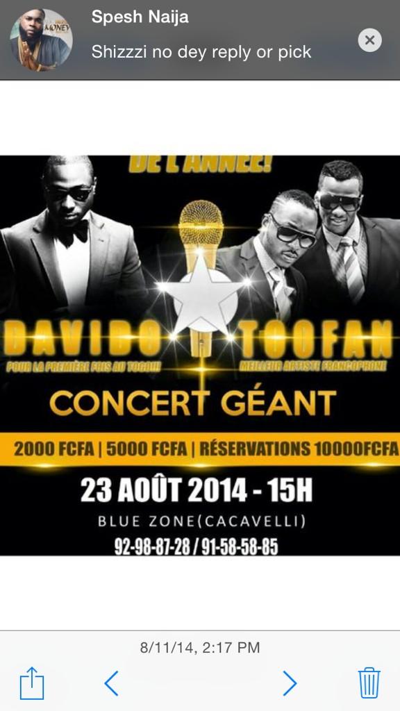 TOGO THIS SATURDAY!!!! Get ur tickets!!!
